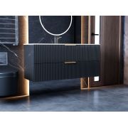 Тумба підвісна Status Aqua 120 Антрацит, під умивальник