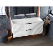 Тумба подвесная Status Aqua 120, с умывальником Aria Low 120