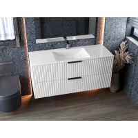 Тумба підвісна Status Aqua 120, з умивальником Neil Low 120