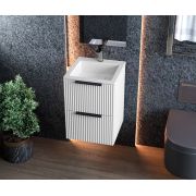 Тумба подвесная Status Aqua 40, с умывальником Aria Low 40