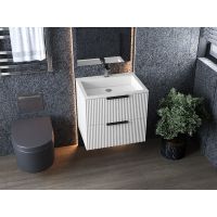 Тумба подвесная Status Aqua 50, с умывальником Deko Low 50
