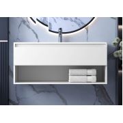 Тумба подвесная Status Fila 100, с умывальником Neil Low 100