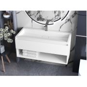 Тумба подвесная Status Fila 100, с умывальником Magnat Low 100