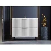 Тумба Status Florida 100, с умывальником Aria Low 100