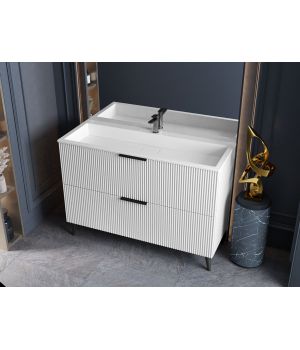 Тумба Status Florida 120, с умывальником Aria Low 120