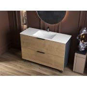 Тумба Status Hartia 120 Дуб, с умывальником Neil Low 120