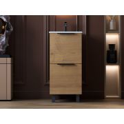 Тумба Status Hartia 40 Дуб, с умывальником Aria Low 40