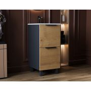 Тумба Status Hartia 40 Дуб, с умывальником Aria Low 40