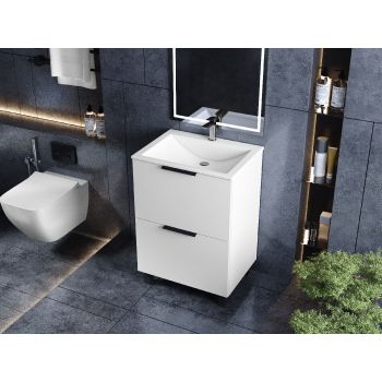 Тумба Status Hartia 50, з умивальником Brest  Low 50