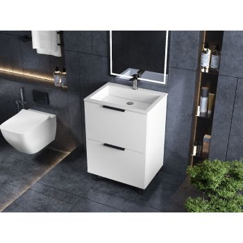 Тумба Status Hartia 60, з умивальником Deko Low 60