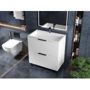 Тумба Status Hartia 80, с умывальником Aria Low 80