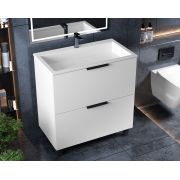Тумба Status Hartia 80, с умывальником Aria Low 80