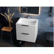 Тумба підвісна Status Juna 50, з  умивальником Aria Low 50