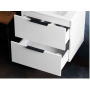 Тумба подвесная Status Juna 60, с умывальником Aria Low 60