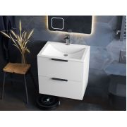 Тумба подвесная Status Juna 50, с умывальником Brest Low 50
