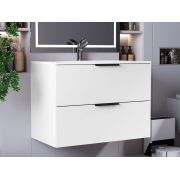 Тумба подвесная Status Juna 80, с умывальником Aria Low 80