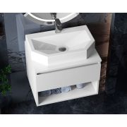 Тумба підвісна Status Meta 60, з умивальником Air 60