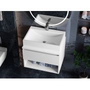 Тумба подвесная Status Meta 60, с умывальником Braun