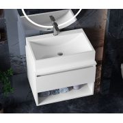 Тумба подвесная Status Meta 60, с умывальником Braun