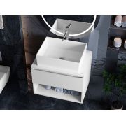 Тумба подвесная Status Meta 60, с умывальником Mone 50