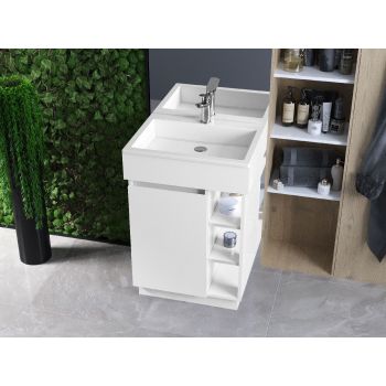 Тумба Status Mika 60, з умивальником Deko Low 60