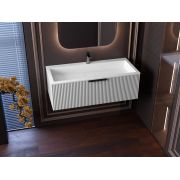 Тумба лакована, підвісна Status Vista 100, під умивальник Aria Low 100