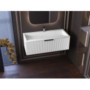 Тумба підвісна Status Vista 100, з умивальником Magnat Low 100