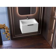 Тумба лакированная, подвесная Status Vista 60, под умывальник Aria Low 60