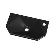 Умивальник, Раковина, накладний Status Air Low Black
