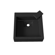 Умывальник, Раковина, накладной Status Aria 40 Black
