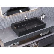 Умивальник, Раковина, накладний Status Aria 80 Black