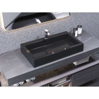 Умивальник накладний Status Aria 80 Black