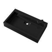 Умивальник, Раковина, накладний Status Aria 80 Black