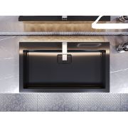 Умивальник, Раковина, накладний Status Aria 80 Black