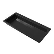 Умывальник, Раковина, накладной Status Aria Low 100 Black