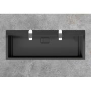 Умывальник, Раковина, накладной Status Aria Low 120 Black