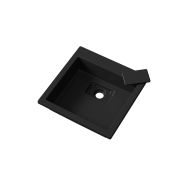 Умывальник, Раковина, накладной Status Aria Low 40 Black
