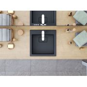Умывальник, Раковина, накладной Status Aria Low 40 Black