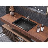 Раковина, Умивальник, накладний Status Aria Low 60 Black