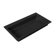 Умивальник, Раковина, накладний Status Aria Low 80 Black