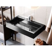 Умивальник, Раковина, підвісний Status Stein 80 Black