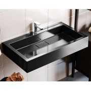 Умивальник, Раковина, підвісний Status Stein 80 Black