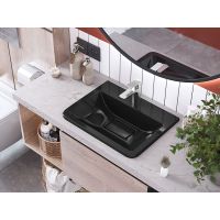Раковина, Умивальник, накладний Status Artel Low Black