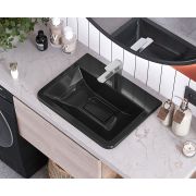 Умивальник, Раковина, накладний Status Artel Low Black