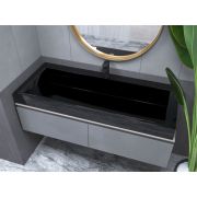 Умивальник, Раковина, накладний Status Boho 120 Black