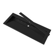 Умывальник, Раковина, накладной Status Boho Low 120 Black