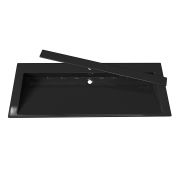 Умывальник, Раковина, накладной Status Boho Low 120 Black