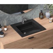 Умывальник, Раковина, накладной Status Boho Low 50 Black