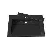 Умывальник, Раковина, накладной Status Boho Low 70 Black