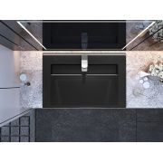 Умывальник, Раковина, накладной Status Boho Low 70 Black